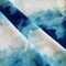 Blue Watercolor Anti-Pill Premium Fleece Fabric | By The Yard